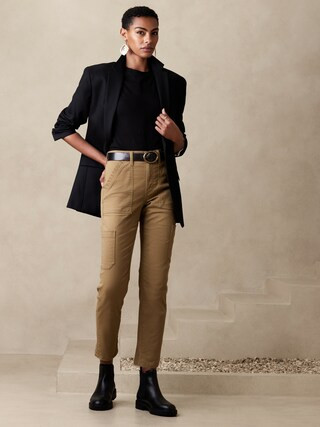 High-Rise Slim Cargo Jean | Banana Republic Factory