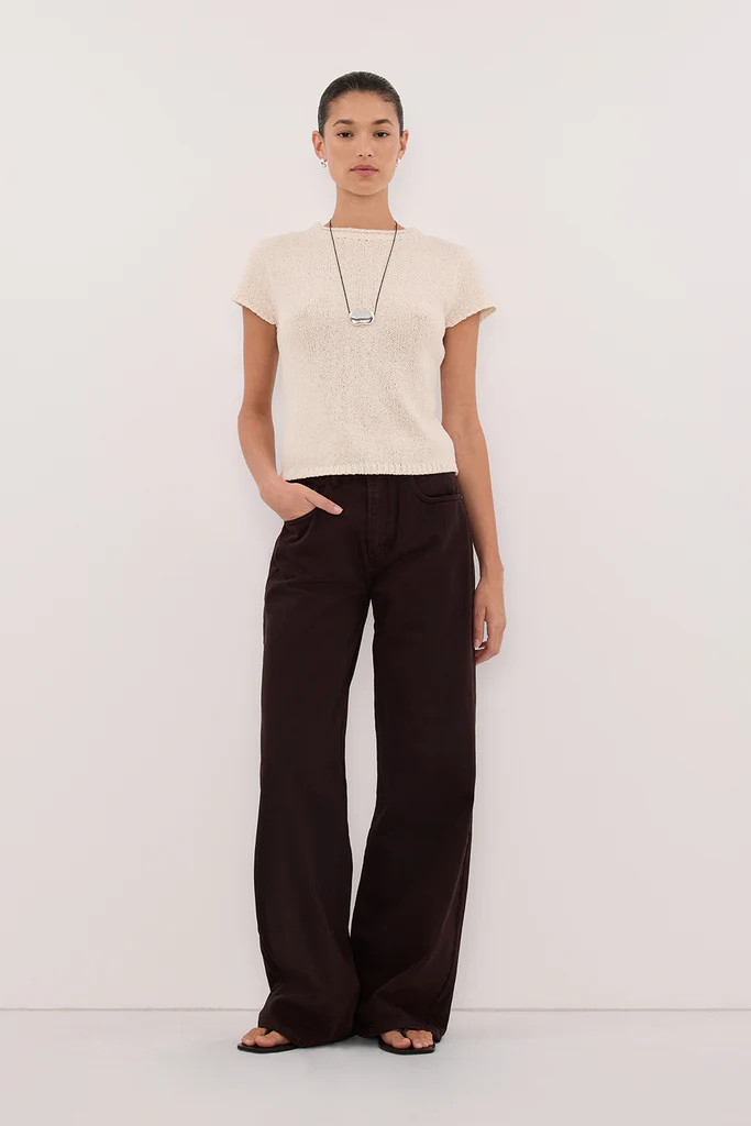 REAGAN 2.0 BURNT CHOC TALL JEAN | DISSH