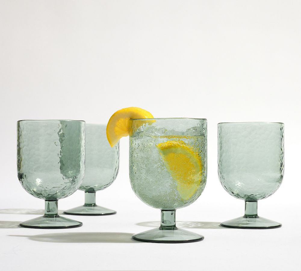 Hammered Outdoor Goblets | Pottery Barn (US)