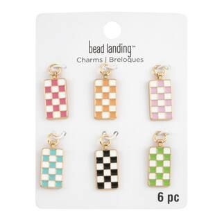 Checkerboard Charms by Bead Landing™ | Michaels Stores