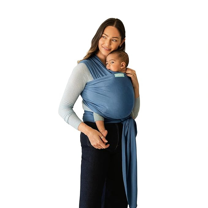 Moby Wrap Baby Carrier | Classic | Baby Wrap Carrier for Newborns & Infants | #1 Baby Wrap | Baby... | Amazon (US)