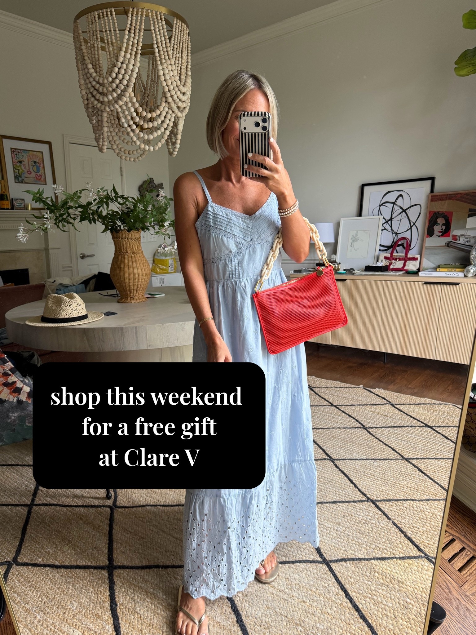 free gift at Clare V this weekend when you spend over $200

#LTKSaleAlert #LTKOver40 #LTKootd
