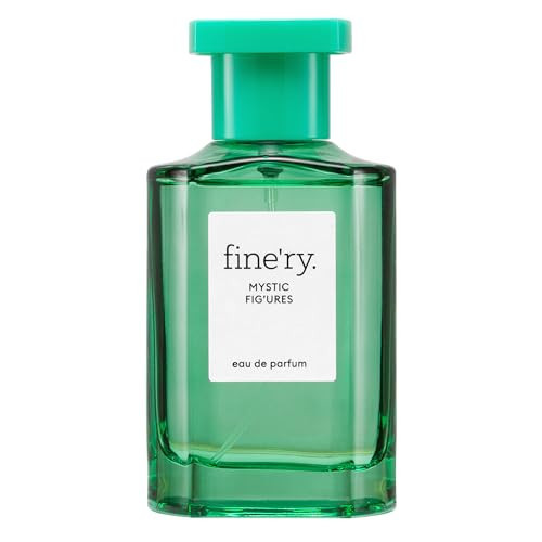 Fine'ry Green Fresh Fig Perfume for Women - Mystic Fig'ures - Long-Lasting with Mediterranean Fig, Ocean Air, Salted Sage, Iris - Woody, Full Size Hair & Body Cologne Parfum Fragrance, Vegan (60mL) | Amazon (US)