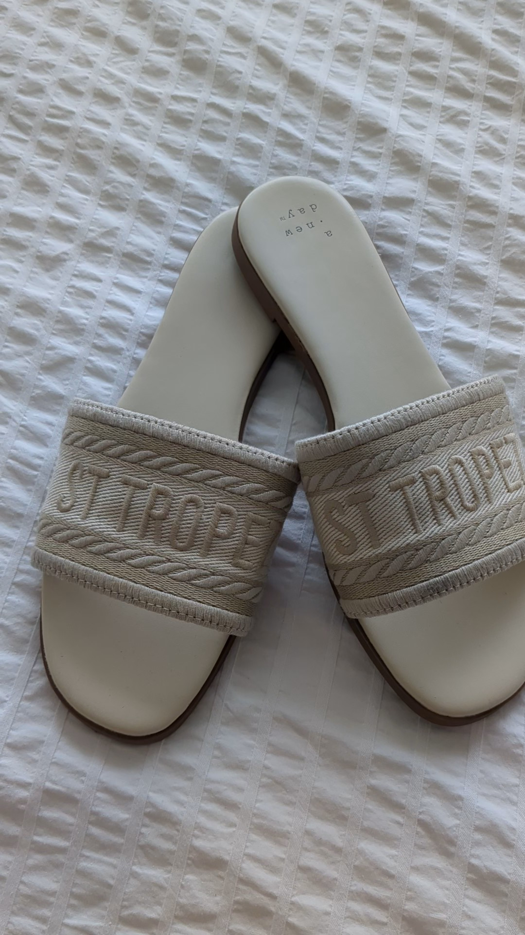 These slides scream old money and class.It gives sunny yacht days in the South of France 🏖️

#LTKstyletip #LTKmodest