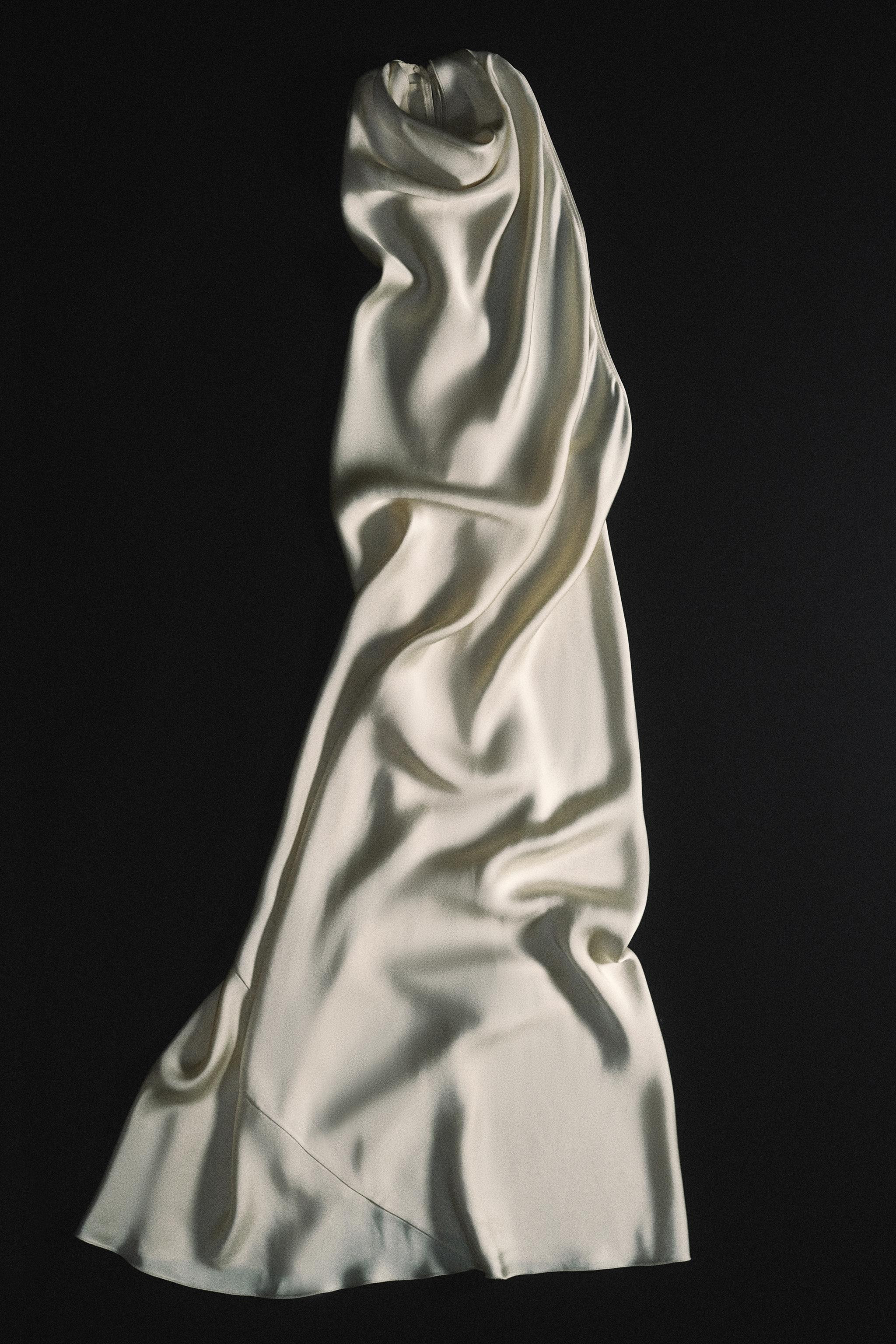 ZW COLLECTION HALTER MIDI DRESS | Zara US