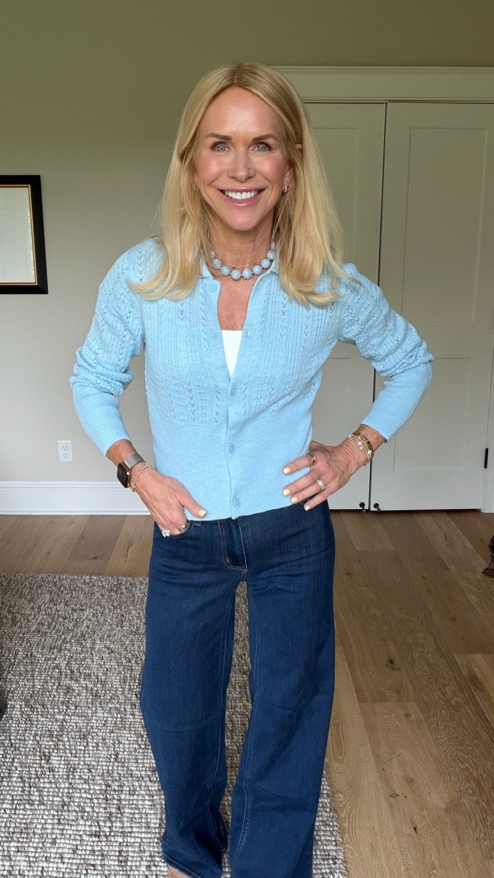 A great fall transition sweater. The knit detailing on this sweater is super fun. Comes in so many cute colors! Pair it with a wide leg jean and you’re set 🩵

#LTKgrwm #LTKmomlife #LTKSeasonal