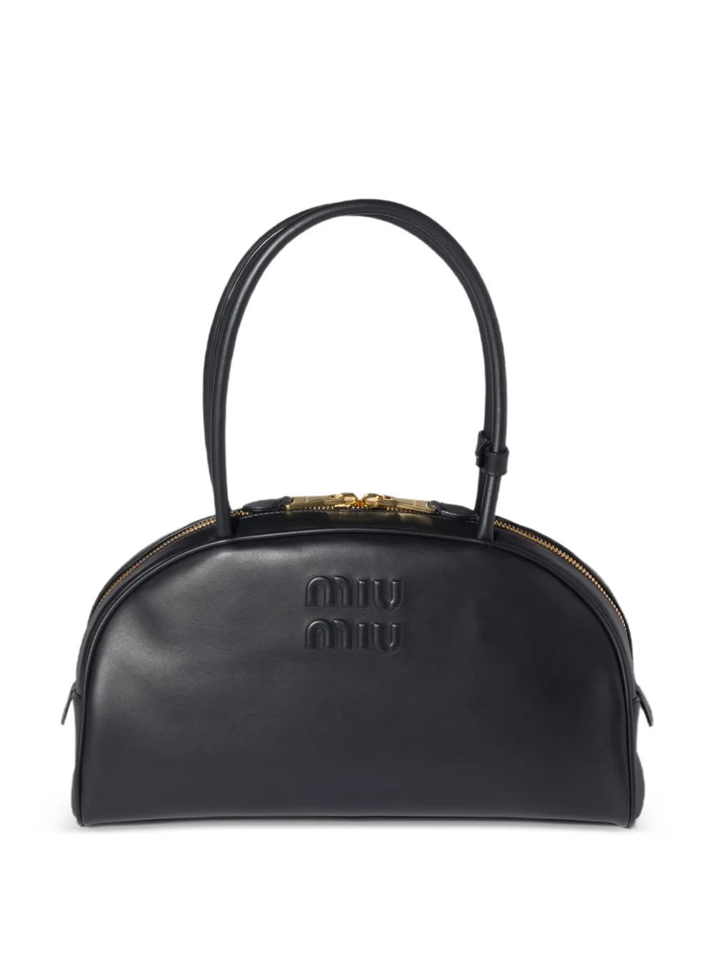Miu Miu Beau leather bag - Black | Farfetch Global