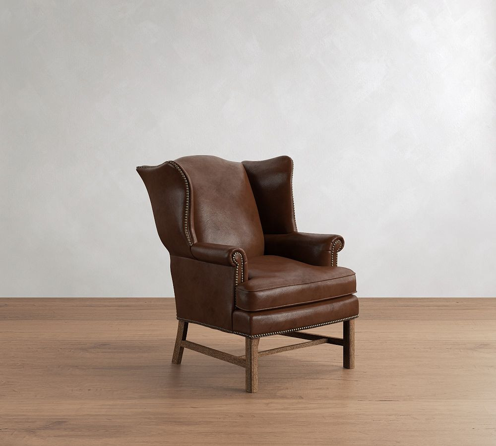 Thatcher Leather Chair | Pottery Barn (US)
