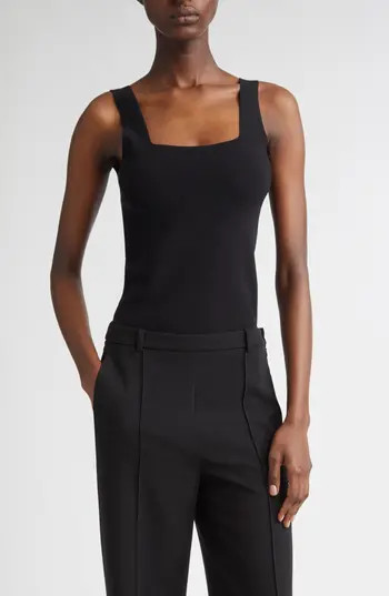 Vince Square Neck Tank in Black at Nordstrom Rack, Size Medium | Nordstrom Rack