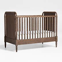 Jenny Lind Heirloom Deep Brown Wood Convertible Crib + Reviews | Crate & Kids | Crate & Barrel