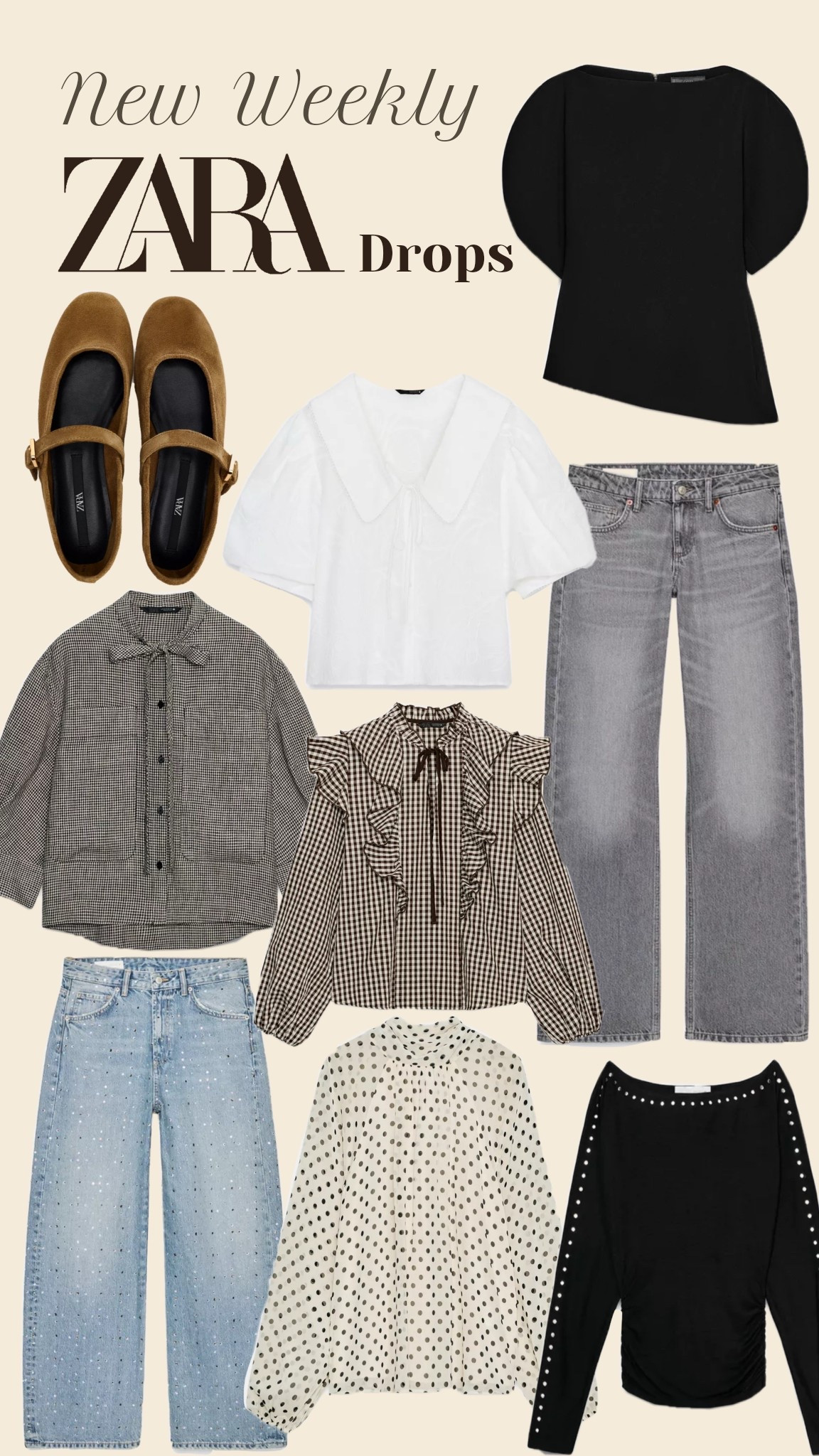 ZARA Drops 🤍☕️ 

#LTKootd #LTKPetite #LTKgrwm