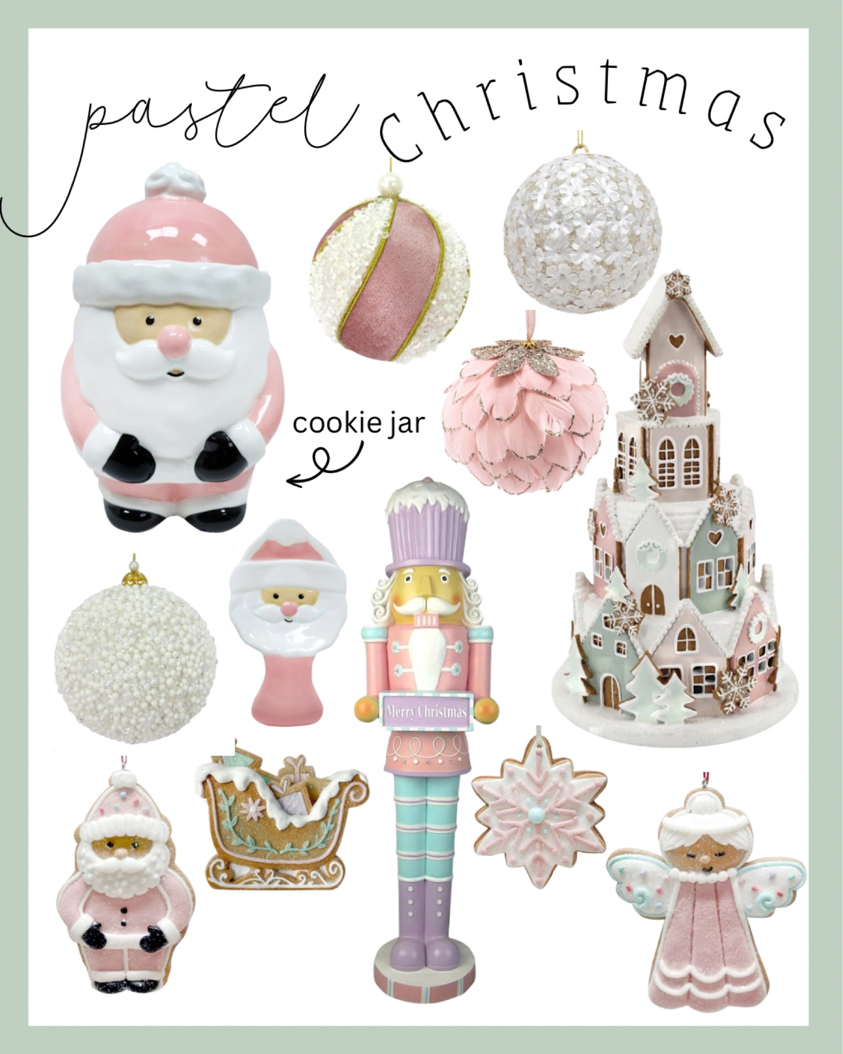 Pink Christmas 🎀🤍✨

#LTKfindsunder50 #LTKHoliday #LTKSeasonal