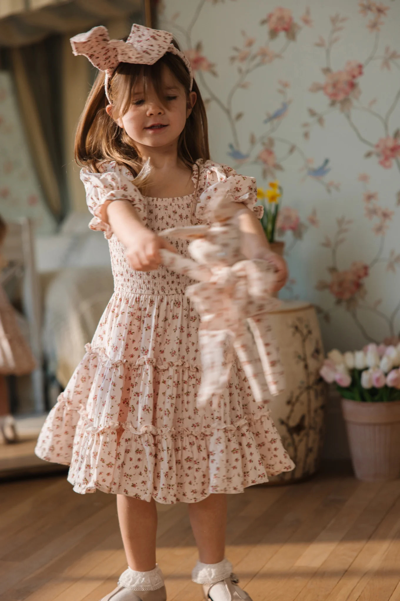Mini Madeline Dress In Pink | Ivy City Co