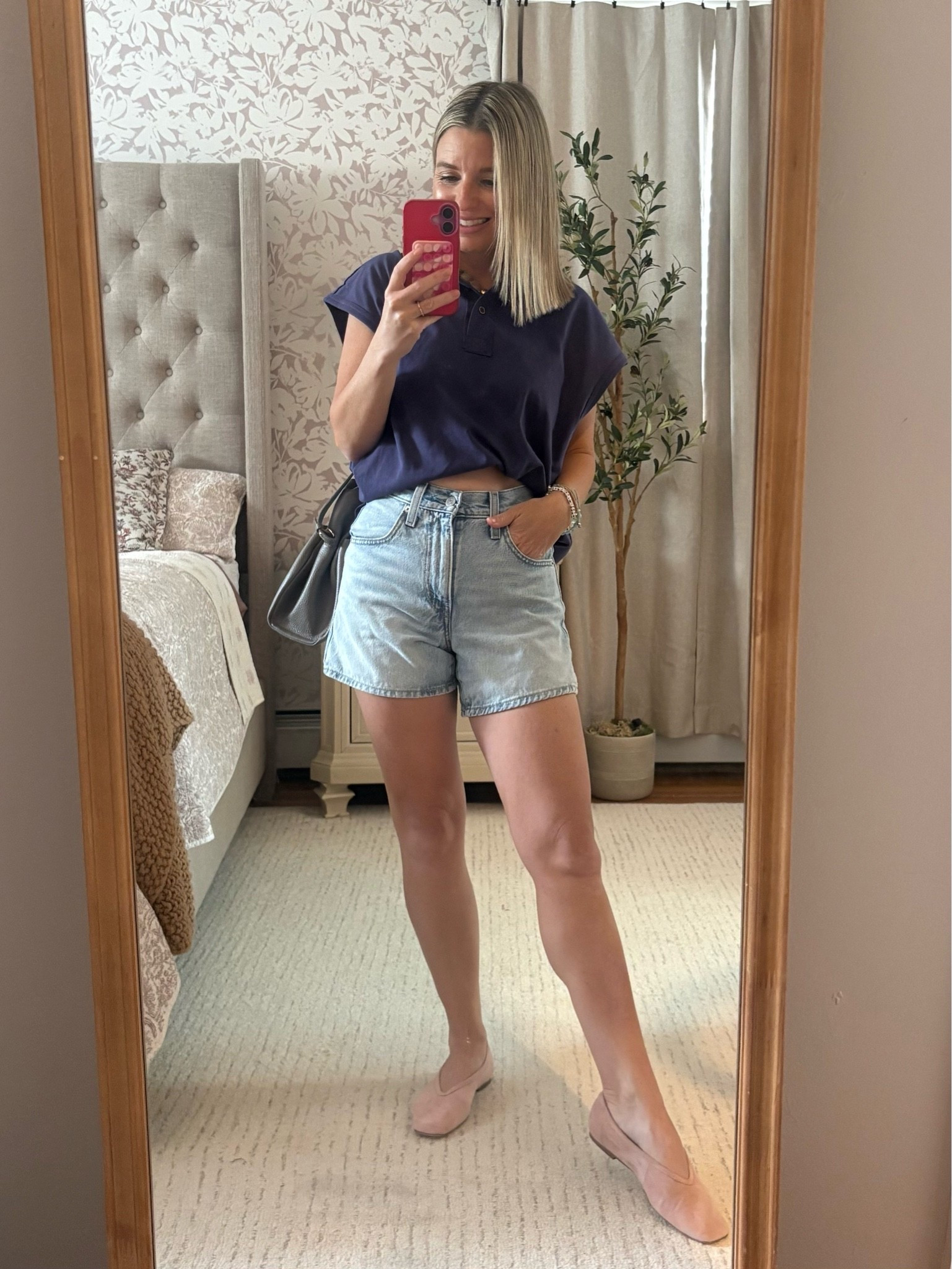 Trendy casual look! 

Shorts wearing size 24
Oversized trendy top is $15!!

#LTKootd #LTKPetite #LTKSaleAlert