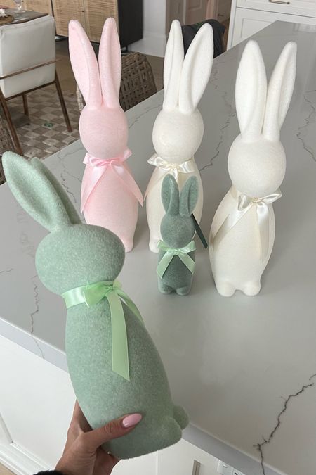 Easter decor  (bunnies come in 2 sizes) 

So excited snagged the viral Easter bunnies, easter tablescape

#LTKhome #LTKfindsunder50 #LTKSeasonal