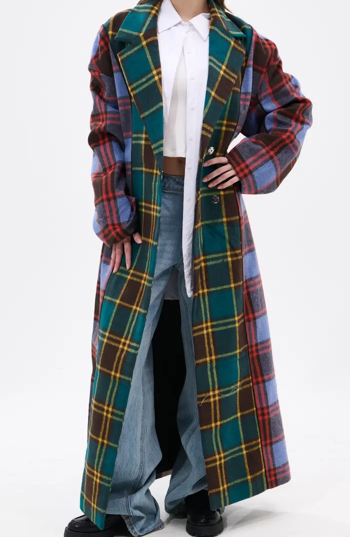 Oversize Plaid Trench | Nordstrom