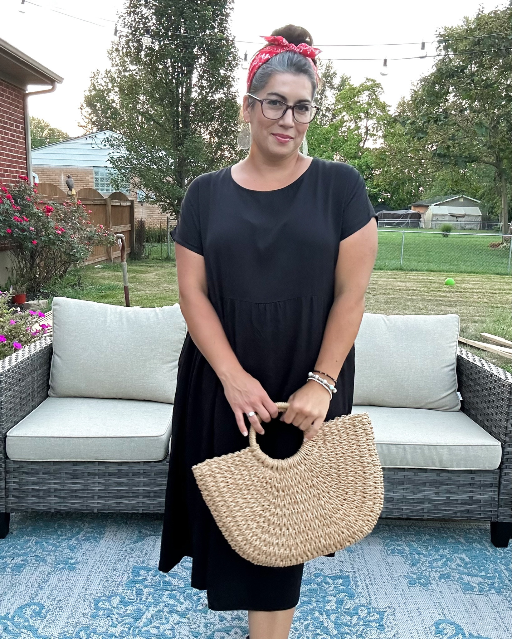 Wouldn’t this look cute with a denim jacket? Great dress for teachers. Bump friendly,sensitive tummy friendly. Great essential  dress with dolman style shortnsleeve. Fit is oversized and supposed to be roomy. Several colors and sizes up to XL. #roomydress #teacherdress #essentialdress #casualdress #blackdress #midsizestyle #amazondress #workwear #bumpfriendly 

#LTKWorkwear #LTKFindsUnder50 #LTKBacktoSchool