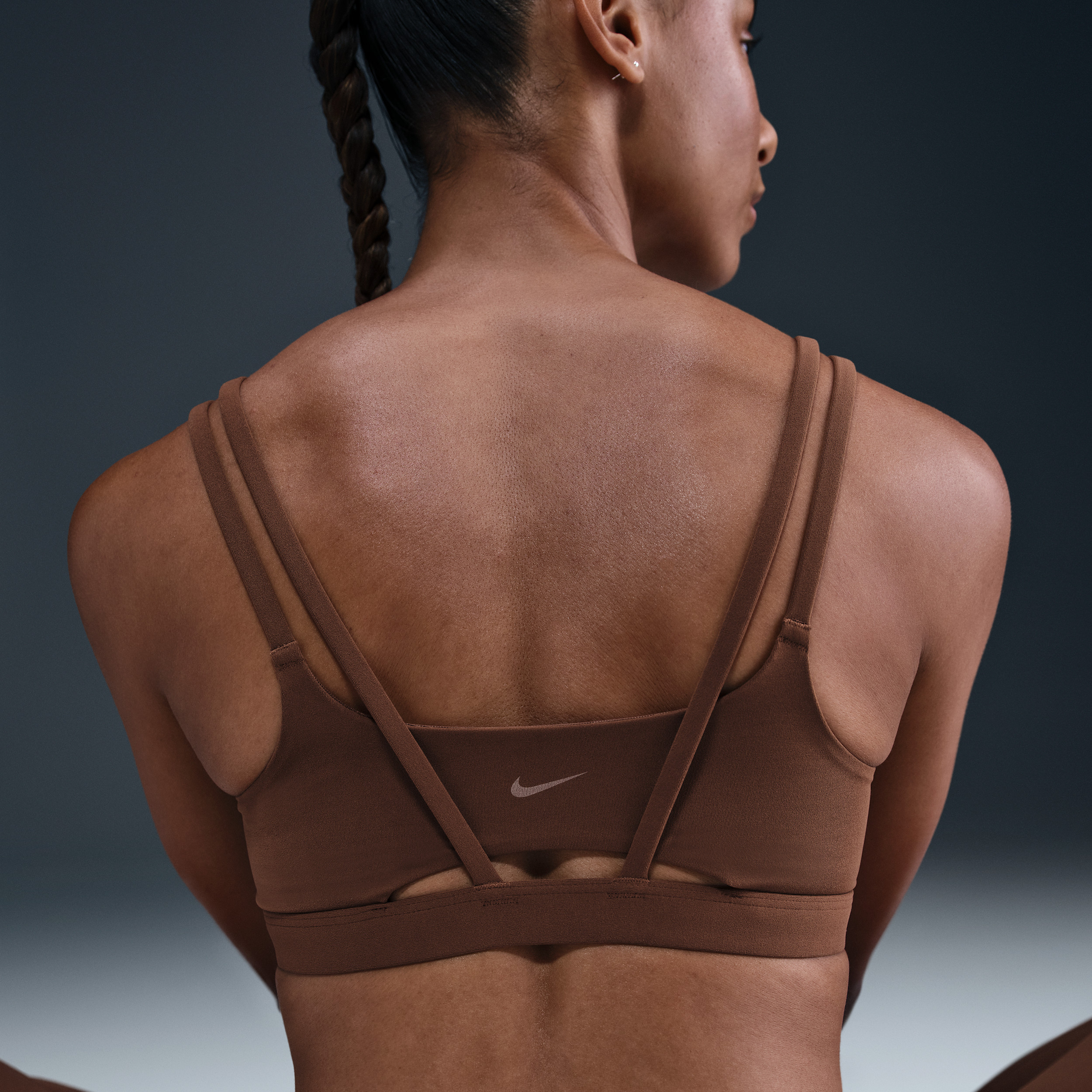 Nike Women's Zenvy Strappy Light-Support Padded Sports Bra in Brown | DO6608-265 | Nike (US)