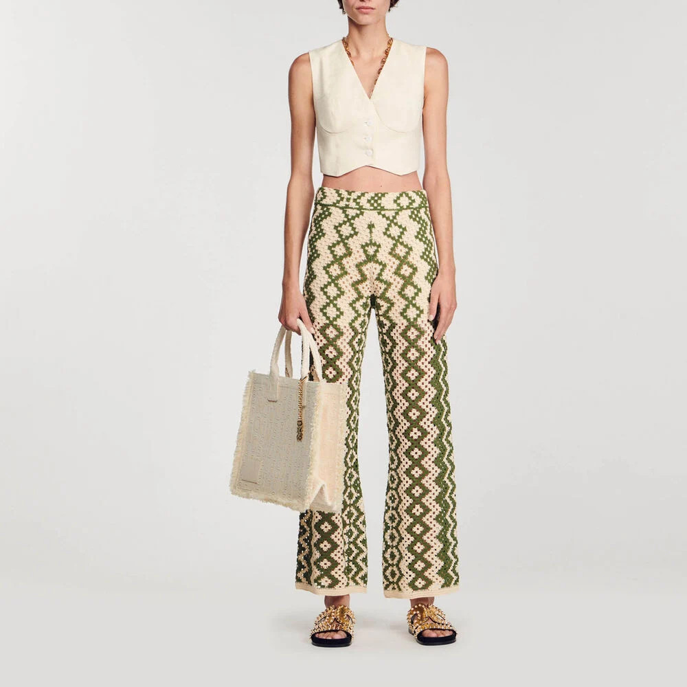 Crochet Pants | Sandro US | Sandro-Paris US
