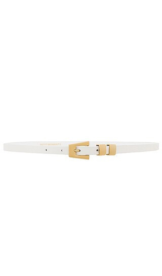 petit moments Modern Slim Belt in White. | Revolve Clothing (Global)