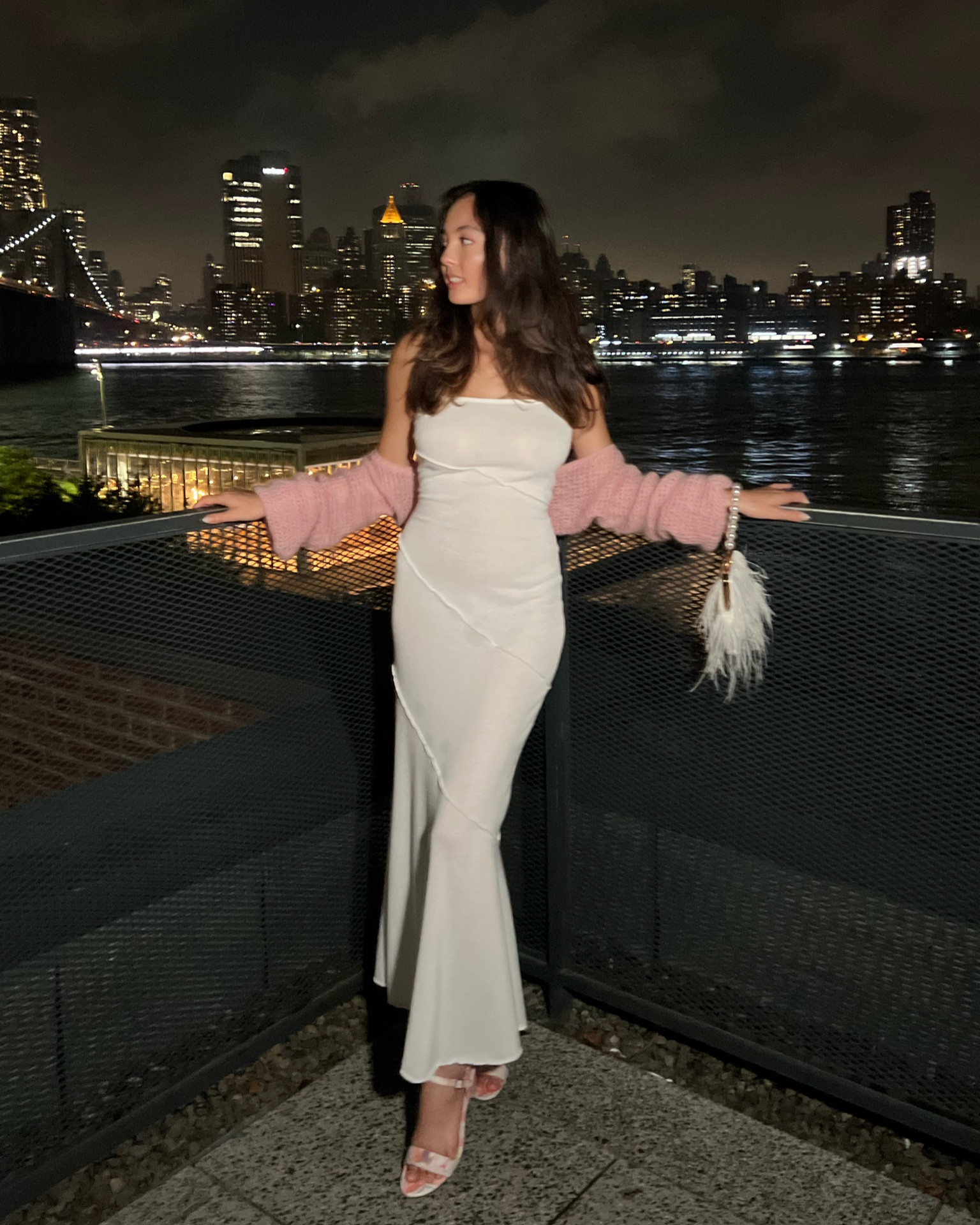 princess polly white oscar maxi dress, nana jaquelin pink bolero

princess polly code: ANYA20
size: 2
height: 5’3