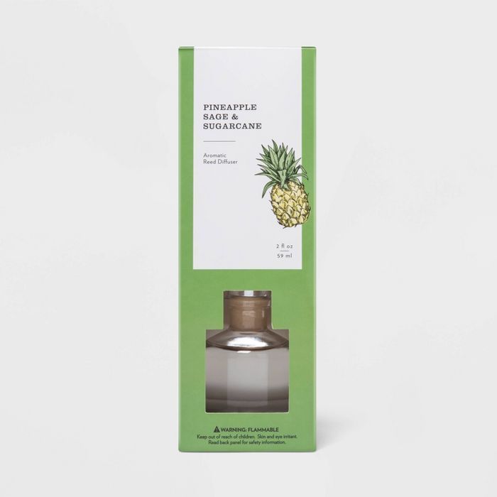 2 fl oz Oil Diffuser Pineapple Sage & Sugarcane - Threshold™ | Target