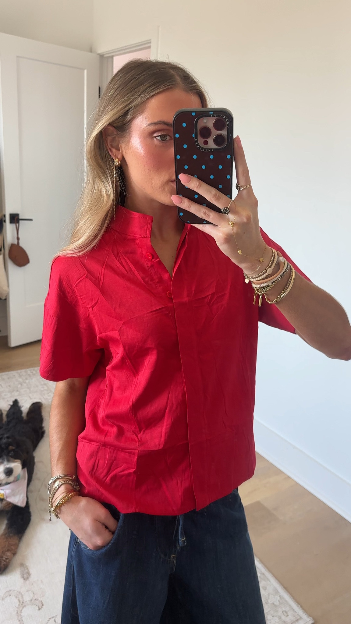 Amazon size small Ainangua Women Casual Button Down Shirts Oversized Short Sleeve Stand Collar Tops Trendy Work Blouses Summer Travel Outfits

#LTKWorkwear #LTKootd #LTKSaleAlert