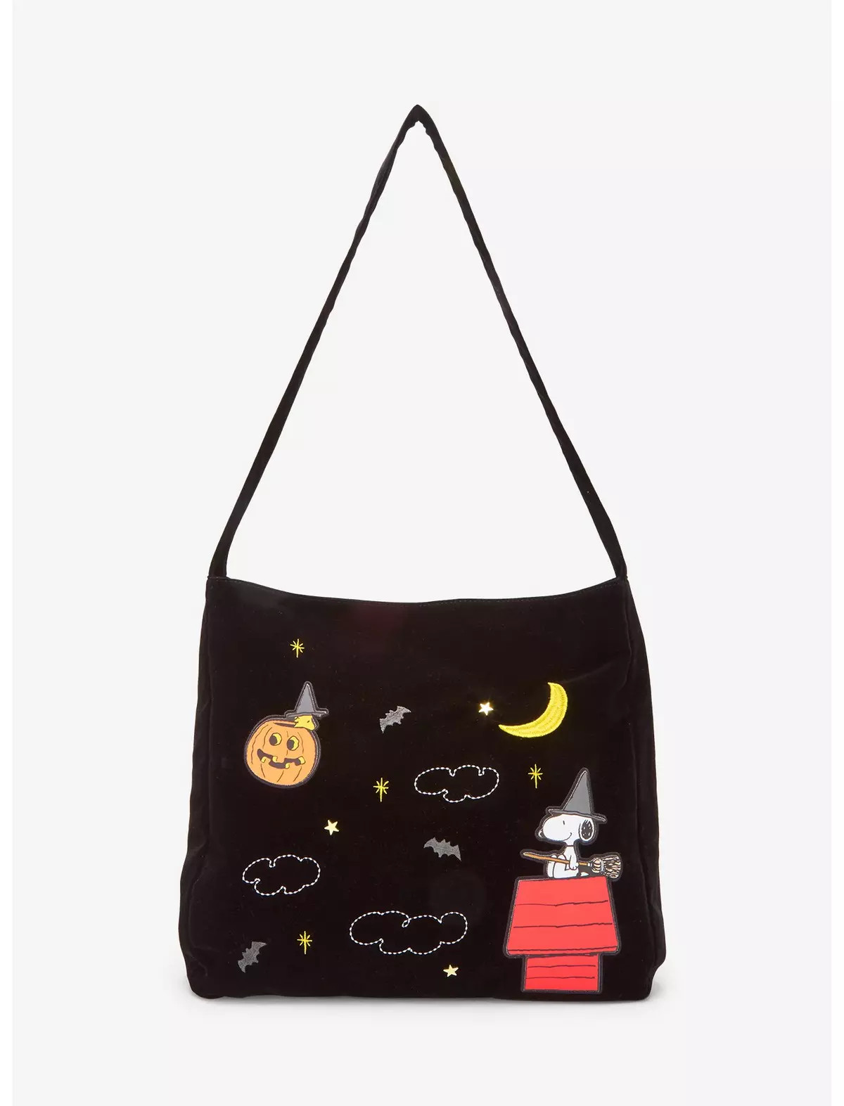 Her Universe Peanuts Snoopy Woodstock Halloween Hobo Bag | Hot Topic