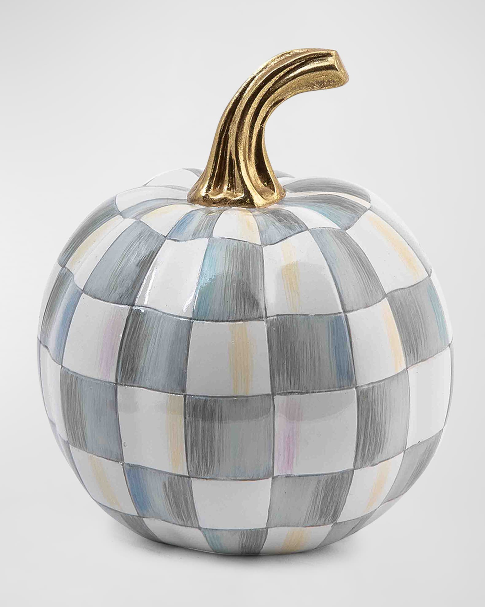 Sterling Check Mini Halloween Pumpkin | Neiman Marcus