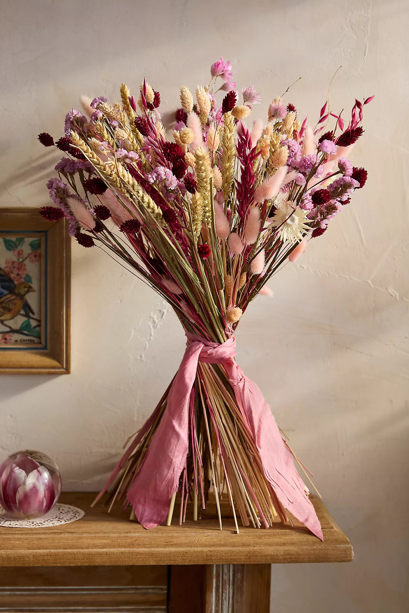 Dutch Field Mix Dried Bouquet, Sweetheart | Anthropologie (US)