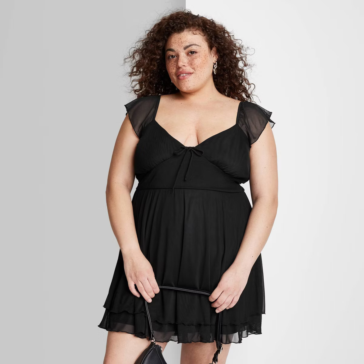 Women's Flutter Short Sleeve Flare Mini Skater Dress - Wild Fable™ | Target
