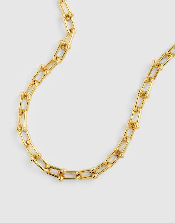 Chunky Large U-Link Chain Necklace | Madewell