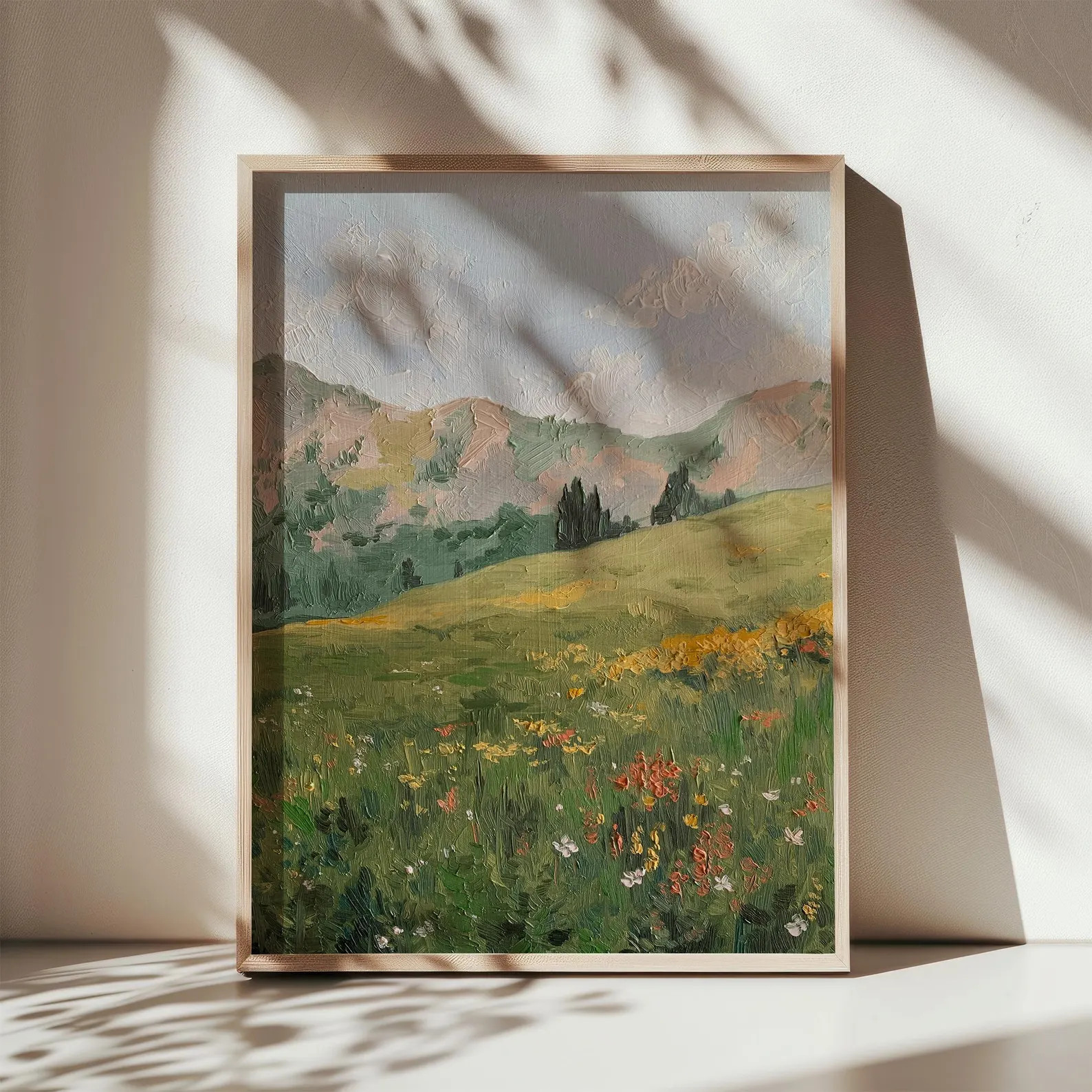 Mountain Wildflower Oil Painting – Utah Landscape Print- Title: 'Alpine #2' | Etsy (Global)