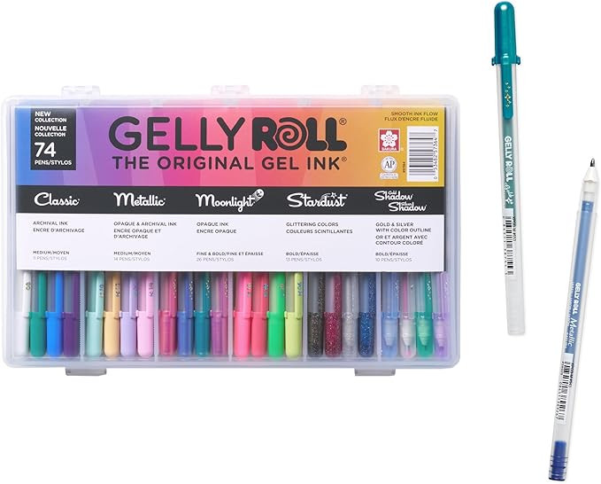 SAKURA Gelly Roll Gel Pens - Gift Set - Ink Pen Set - For Art Gifts, Holiday Gifts & DIY Projects... | Amazon (US)