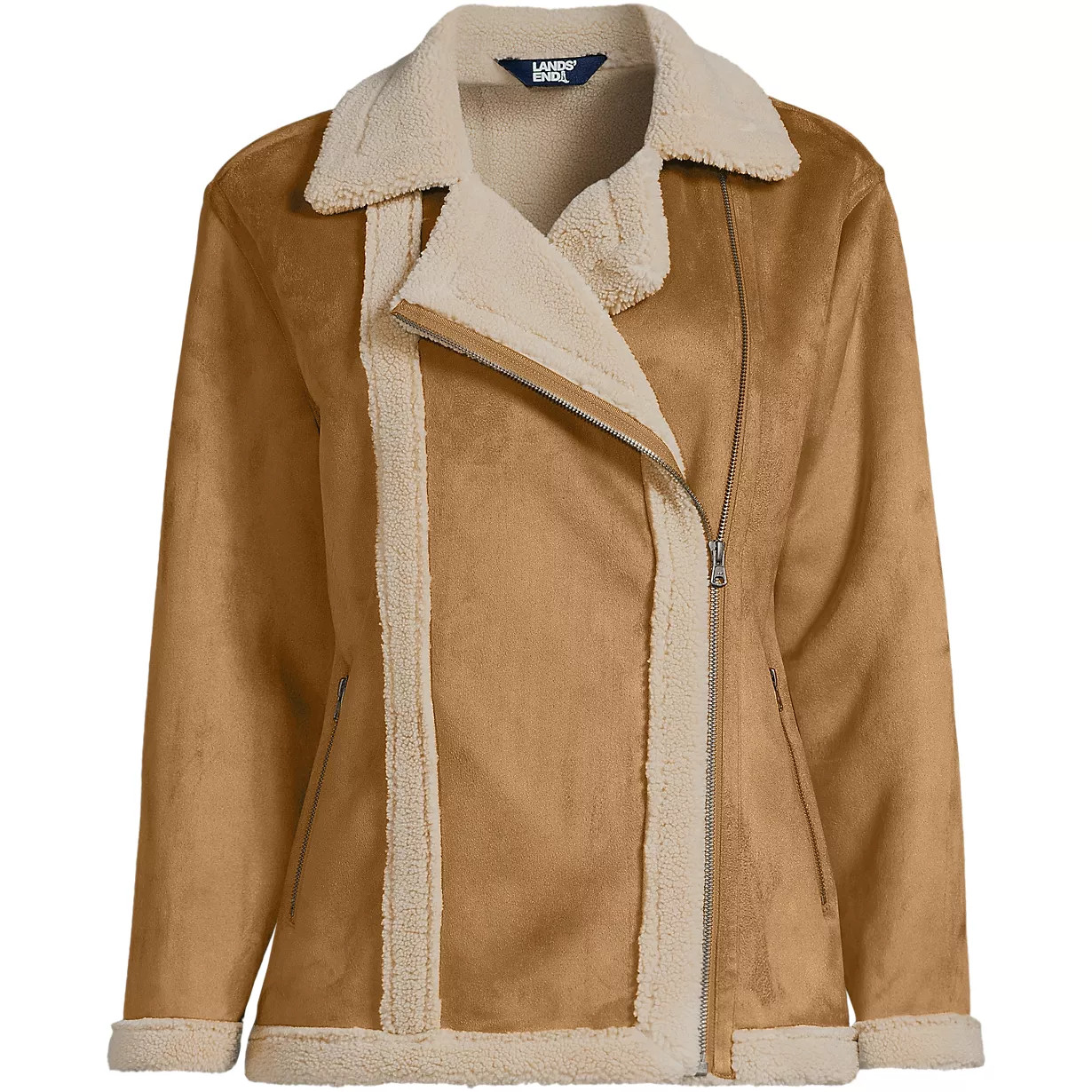 Women's Faux Shearling Jacket | Lands' End (US)