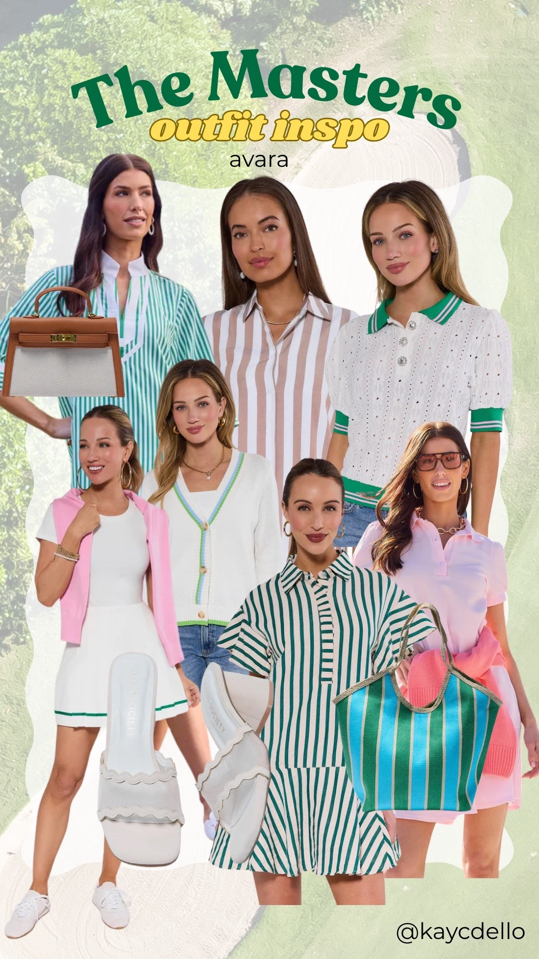 Avara has so many good Masters options right now ⛳💚🩷 @Avara 

The green stripes, the pink layers, the polished knits… this whole roundup gives country club chic without trying too hard ✨

I honestly can’t decide if the striped dress or the pink look wins here 👀

Which one would you wear first — green or pink? Drop your pick below 👇

#LTKStyle #AvaraStyle #MastersStyle #SpringOutfits #PreppyStyle #GolfStyle #ResortWear #CountryClubStyle #LTKSeasonal #LTKFinds #Kaycdello

#LTKgrwm #LTKActive #LTKSeasonal