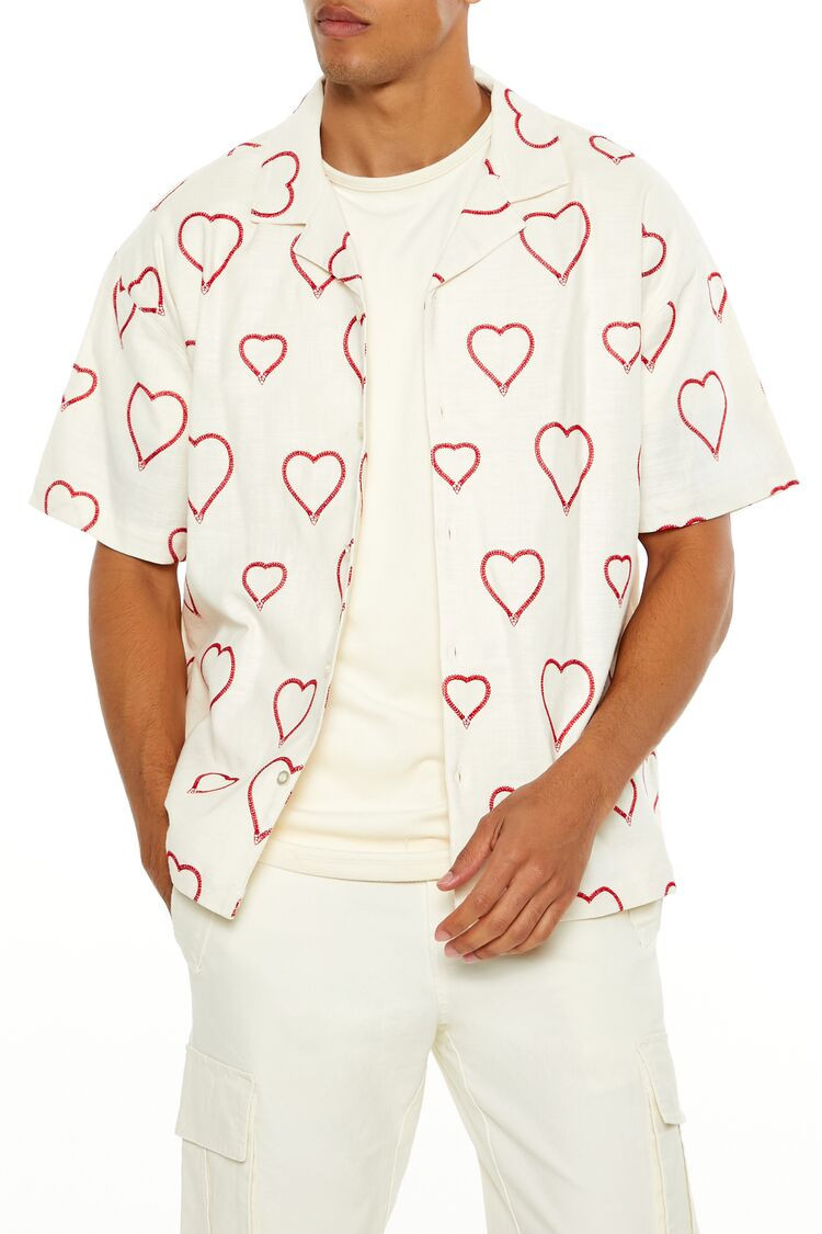 Heart Embroidered Shirt | Forever 21