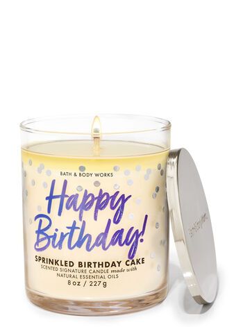 Sprinkled Birthday Cake


Signature Single Wick Candle | Bath & Body Works