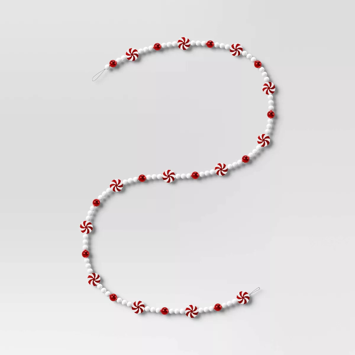 6'  Peppermint Candy Decorative Wall Garland Red/White - Wondershop™ | Target