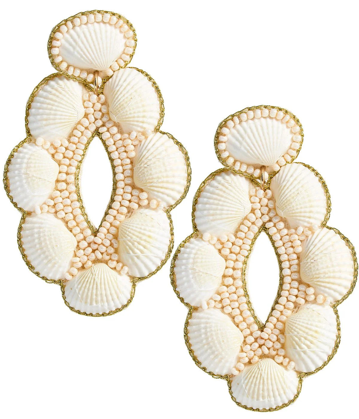 Remi Shell Beaded Earring | Lisi Lerch Inc