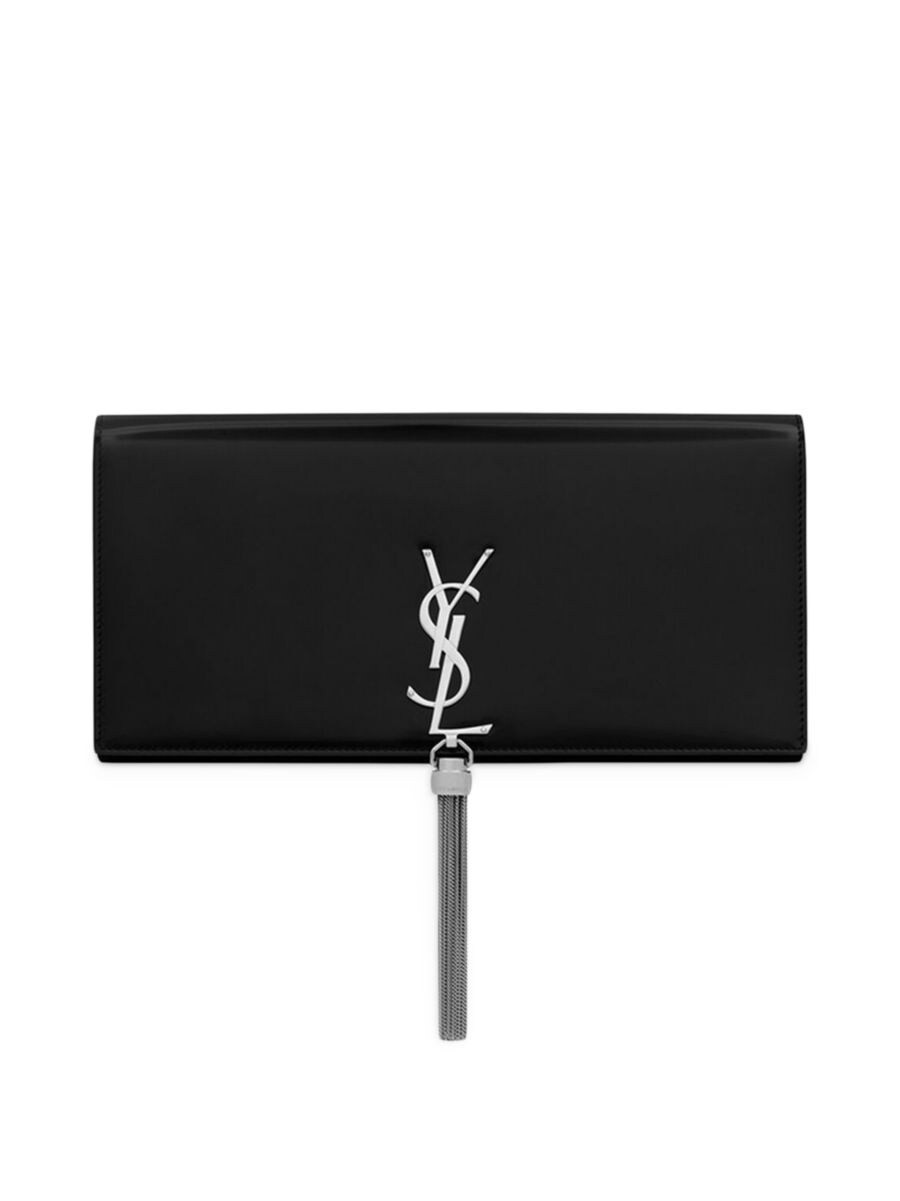 Kate Clutch with Tassel in Shiny Leather | Saks Fifth Avenue