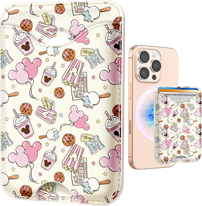 Shorogyt Compatible with Magsafe Wallet Magnetic Card Holder - Phone Wallets Cute Cartoon Design ... | Amazon (US)
