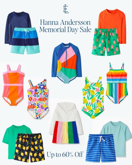 Hanna Andersson is offering up to 60% off during their Memorial Day Sale, including swim! 

#LTKswim #LTKunder50 #LTKkids