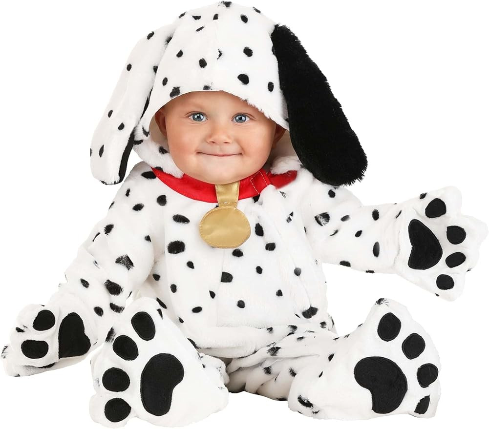 Fun Costumes Infant Plush Dalmatian Puppy Jumpsuit | Amazon (US)