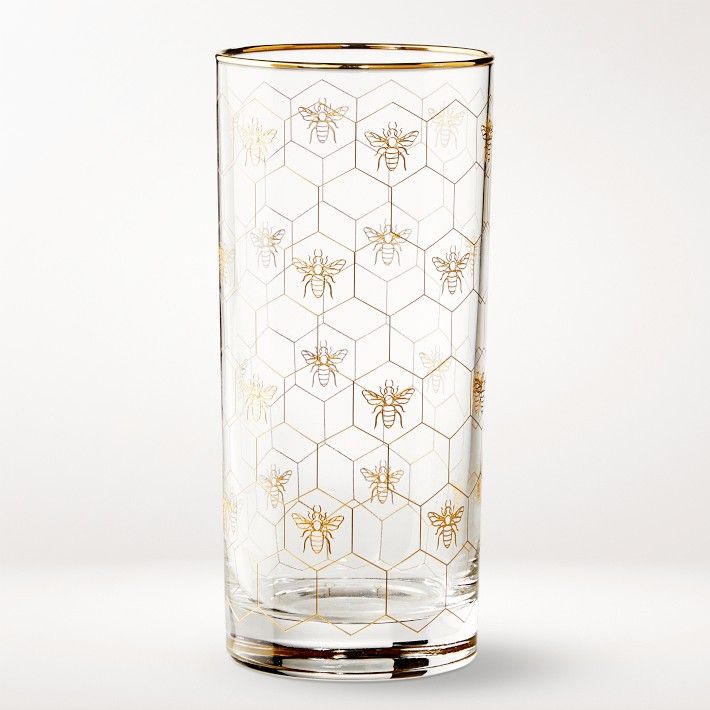 Honeycomb Highball Glasses | Williams-Sonoma