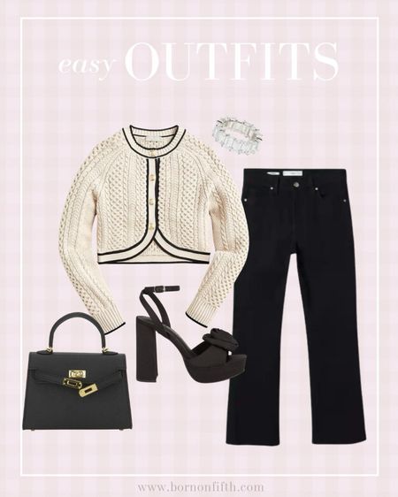 Easy outfits! Love an easy cardigan paired with jeans and a platform. Effortlessly easy look to pull together 

#LTKshoecrush #LTKworkwear #LTKstyletip