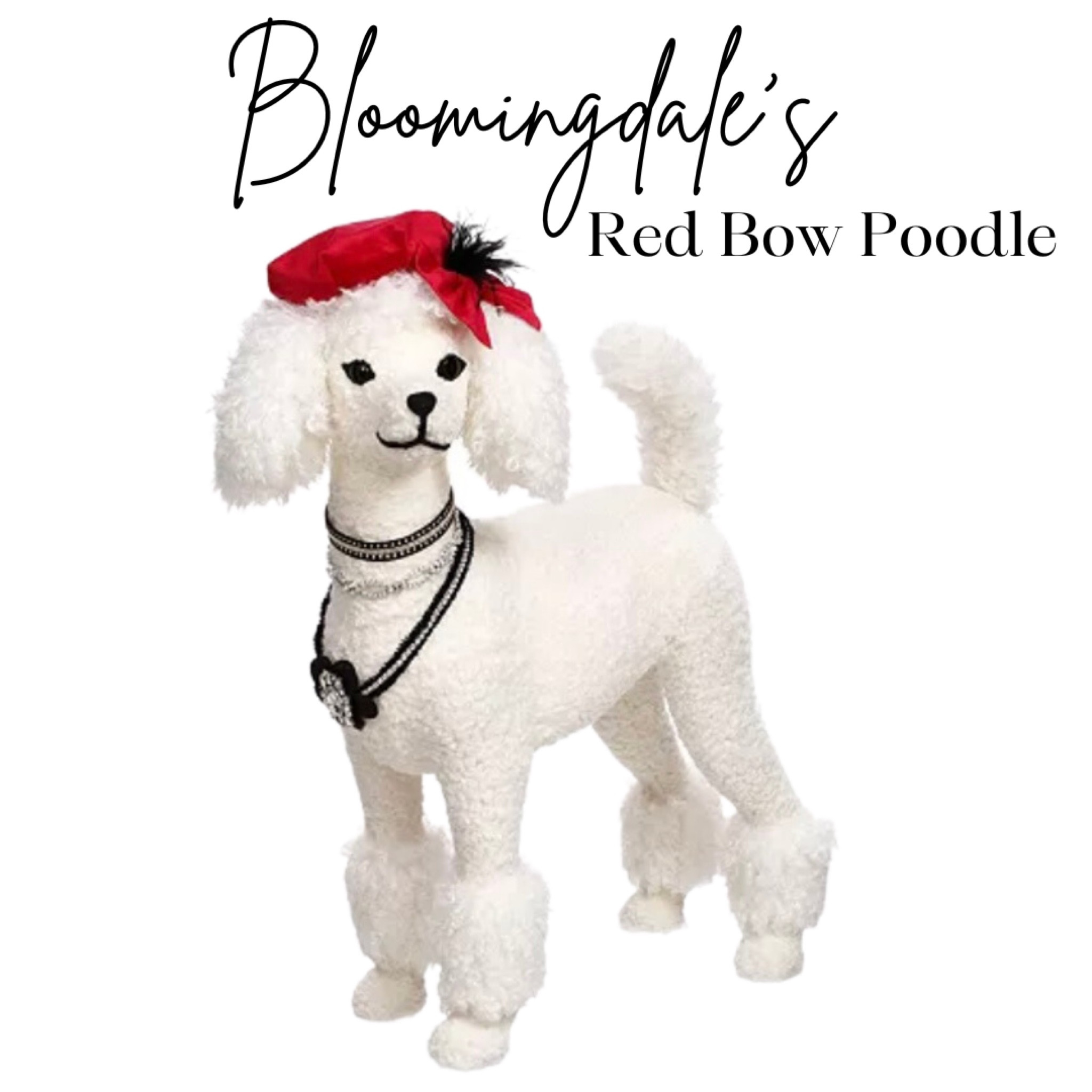 This super cute Christmas poodle stands 23 inches high and would be so cute beside your Christmas tree! 🎄

#LTKSeasonal #LTKHoliday #LTKHolidaySale