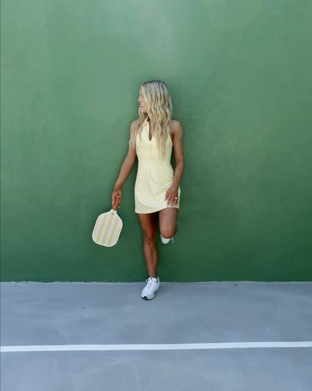 Now Serving: Pickleball Outfits 🏓 This Abercrombie activewear dress + matching pickleball paddle come in a variety of colors. 

Use code: MAURA10 for 10% off any Tangerine Paddle 🍊✨

I’m wearing an XS in the polo mini dress. It has built-in shorts and the perfect amount of compression and stretch for working out. It makes a cute travel outfit or casual everyday look too! 

Pickleball Outfit, Casual Outfit, Activewear Outfit, Athleisure, Summer Outfit, Summer Trends, Travel Outfit, Everyday Outfit, Petite Fashion, Summer Activewear, Tennis Dress, Activewear Dress, Workout Outfit, Hot Girl Walk, Summer Fashion, Pickleball Paddle, Athleisurewear, Preppy Outfit, Yellow Dress, Active Dress, Old Money Aesthetic, Abercrombie, mini dress, polo dress, preppy dress, traveler dress, Abercrombie dress, half zip dress, tennis dress, pickleball dress, tennis outfit, pickleball outfit, gym outfit, yoga outfit, working out, exercise, gym clothes, tennis skirt, tennis skirt, active skirt, active skort, Lululemon 

#activewear #casualoutfit #outfitinspo #traveloutfit #athleisure #pickedforyou #TangerinePaddle #AbercrombiePartner #YPBAF 

#LTKFitness #LTKTravel #LTKActive