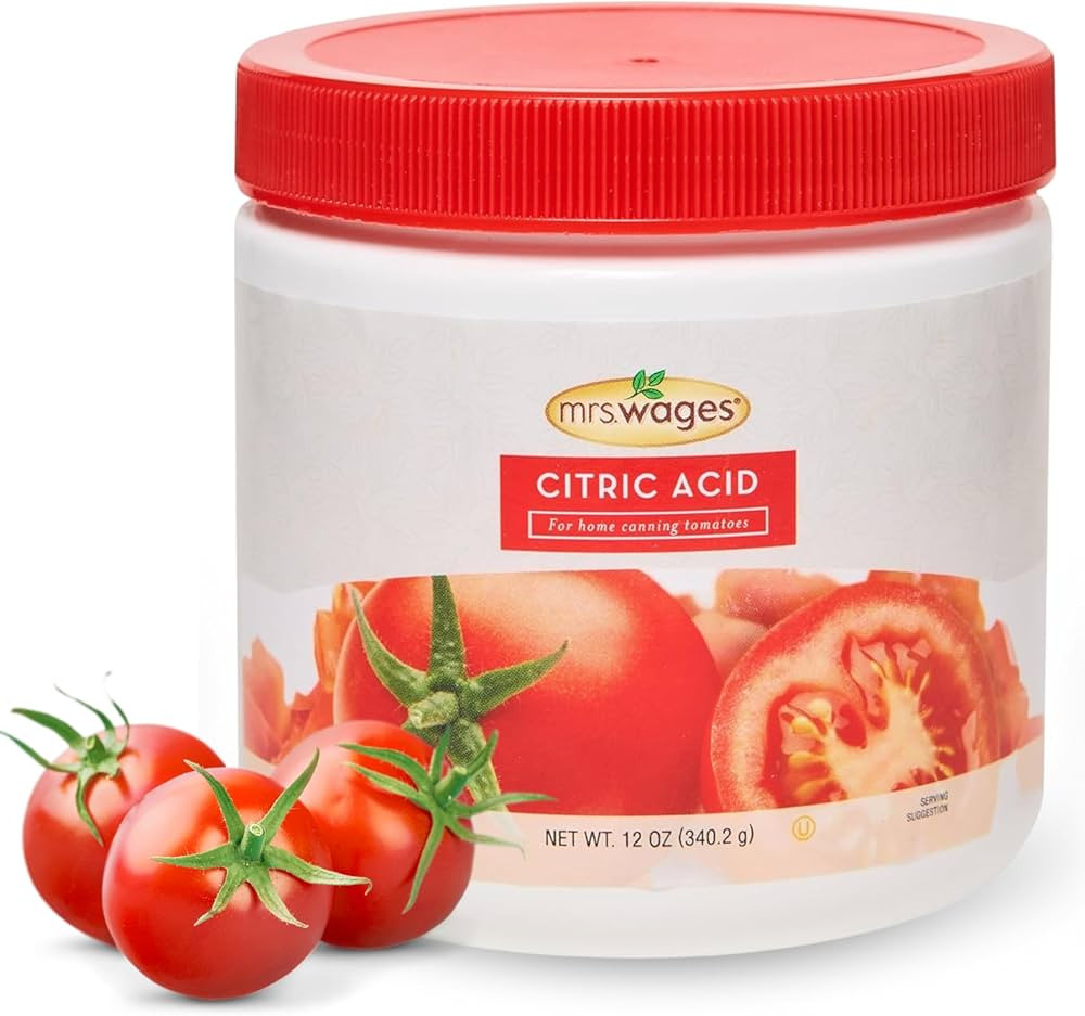Mrs. Wages Citric Acid, Easy-To-Use, Preserves Taste & Freshness, Safe Canning, Flavor Enhancer, ... | Amazon (US)