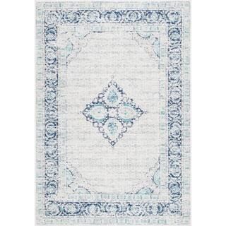 StyleWell Pauley Vintage Light Blue 8 ft. x 10 ft. Area Rug RZBD24A-71001010 - The Home Depot | The Home Depot